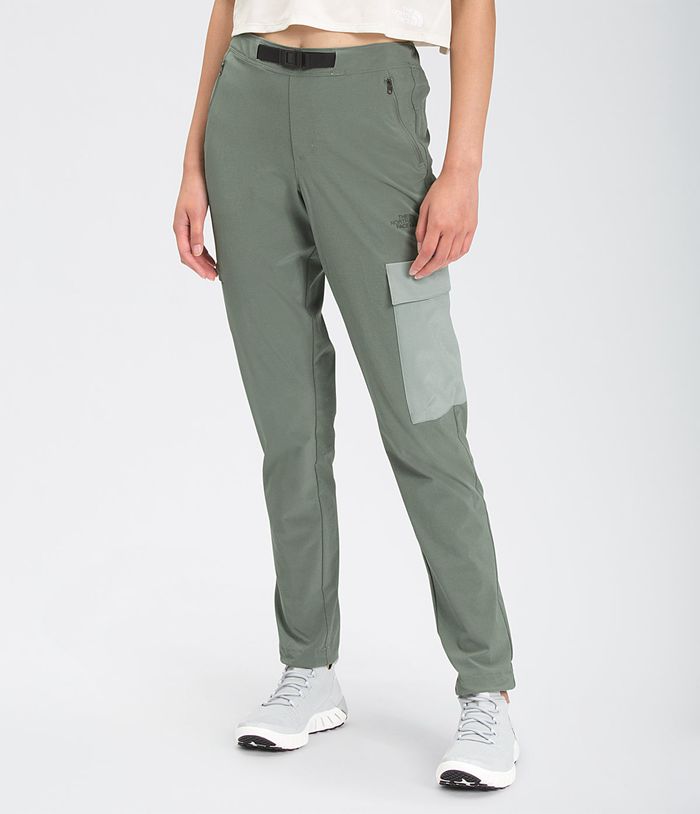 The North Face Pants Bridgeway Green - Womens - Thailand AZKCE-7693